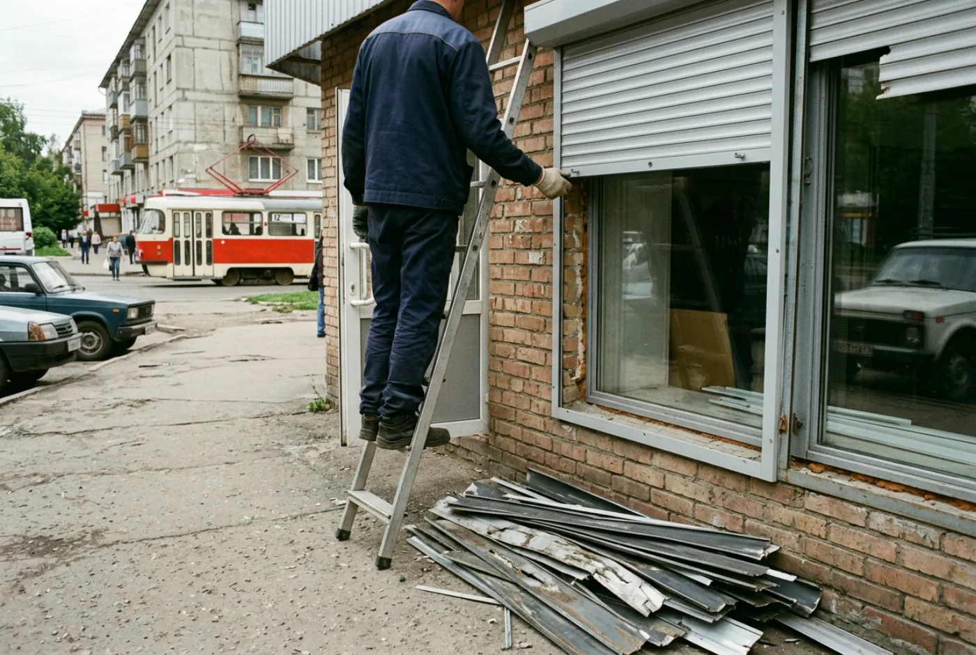 Замена рольставней в Мытищах